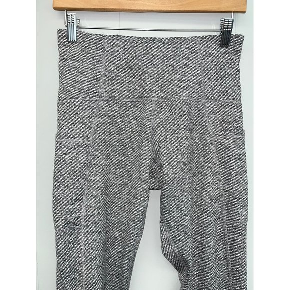 CHAMPION MARLED Gray Women's Leggings Size Medium Pockets - Picture 2 of 5